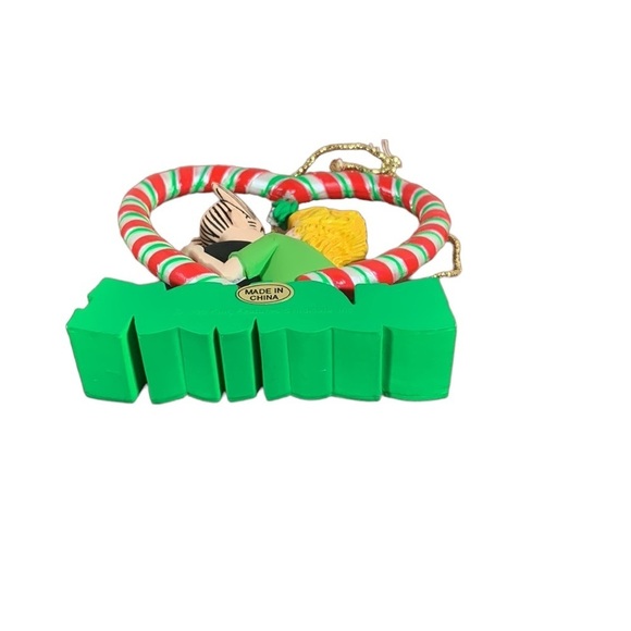 Vintage 1999 - Heirloom Collection Blonde Smooch Christmas Holiday Ornament - Picture 6 of 12